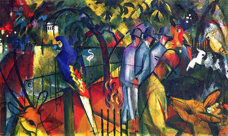 August Macke Zoologischer Garten (I)